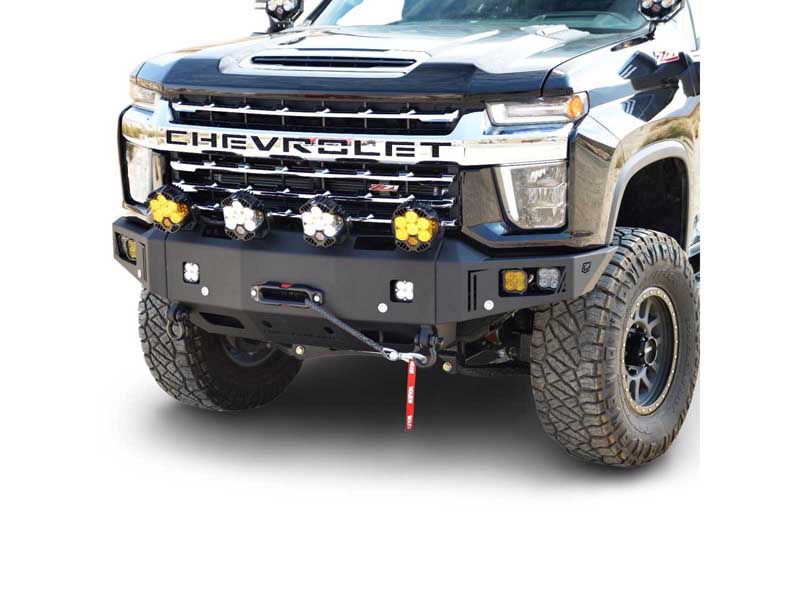 Chassis Unlimited CUB940551 Octane Front Winch Bumper W/O Sensors for 2020-2023 Silverado 2500/3500
