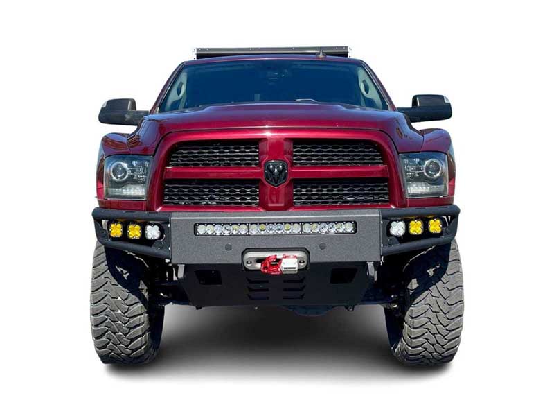 Chassis Unlimited CUB950011 Diablo Series Front Winch Bumper W/O Sensors for 2010-2018 Ram 2500/3500