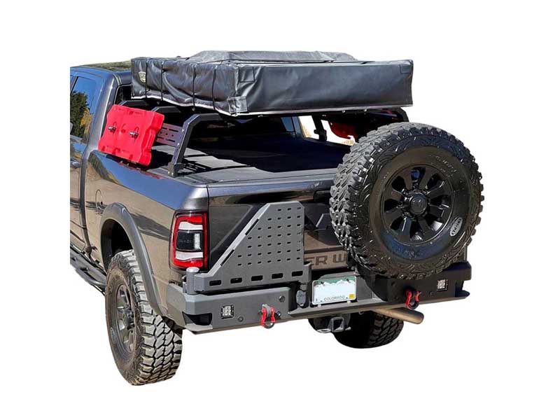 Chassis Unlimited CUB960012 Octane Series DSO Rear Bumper W/Sensors for 2010-2023 Ram 2500/3500