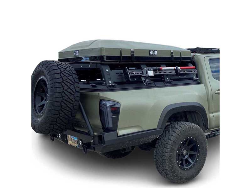Chassis Unlimited CUB970152 Thorax 18-Inch Bed Rack Fits Diamond Back Covers for 2005-2020 Tacoma
