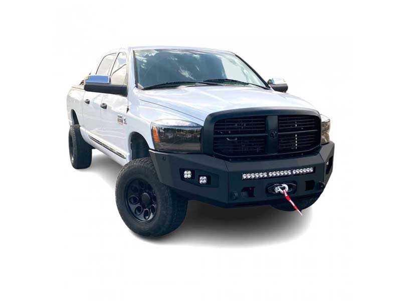 Chassis Unlimited CUB980021 Attitude Series Front Winch Bumper for 2006-2009 Dodge Ram 2500/3500