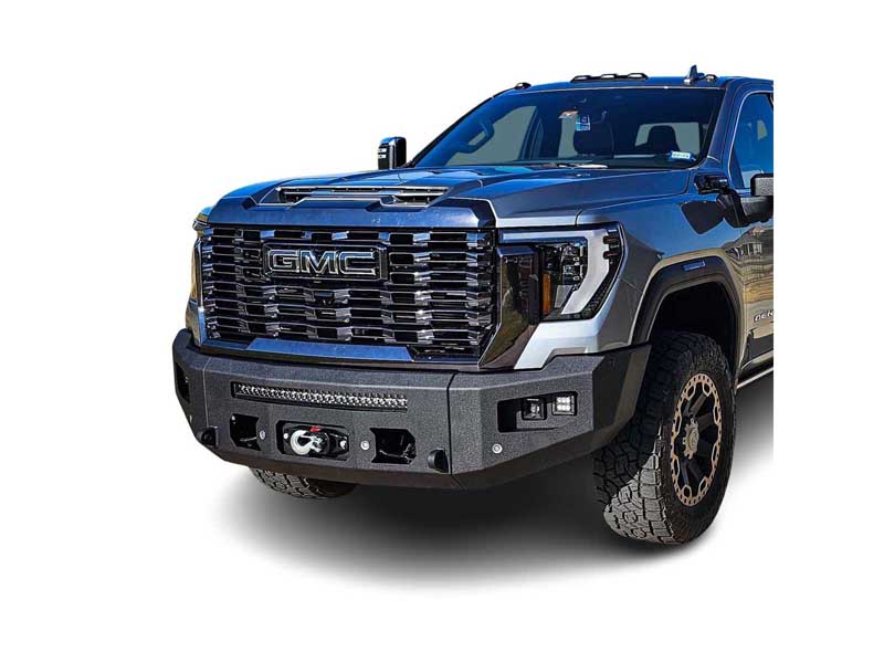 Chassis Unlimited CUB980691 Attitude Front Winch Bumper W/O Sensors for 2024-Up Sierra 2500/3500