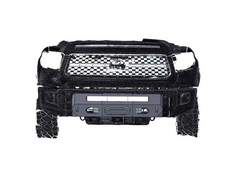 Chassis Unlimited CUB990361 Prolite Series Front Winch Bumper for 2014-2021 Toyota Tundra