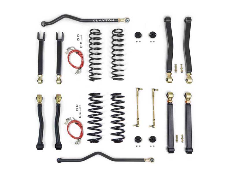 Clayton Off Road COR-2908015 Jeep Wrangler 1.5-inch Premium Lift Kit 2007-2018 JK