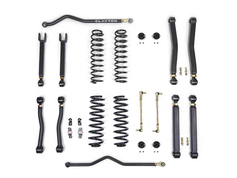 Clayton Off Road COR-3008015 Jeep Wrangler 1.5-inch Overland Plus Lift Kit 2007-2018 JK