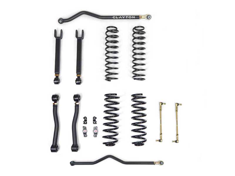 Clayton Off Road COR-3108215 Jeep Wrangler 1.5-inch Ride Right+ Lift Kit 2007-2018 JK 2 or 4 Door