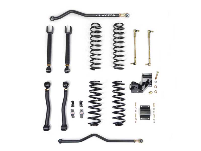 Clayton Off Road COR-3108225 Jeep Wrangler 2.5-inch Ride Right+ Lift Kit 2007-2018 JK 2 or 4 Door