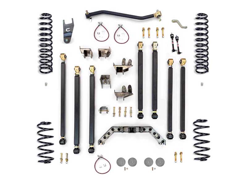 Clayton Off Road COR-3605012 Jeep Wrangler 4.0-inch Pro Series 3 Link Long Arm Lift Kit 1997-2006 TJ