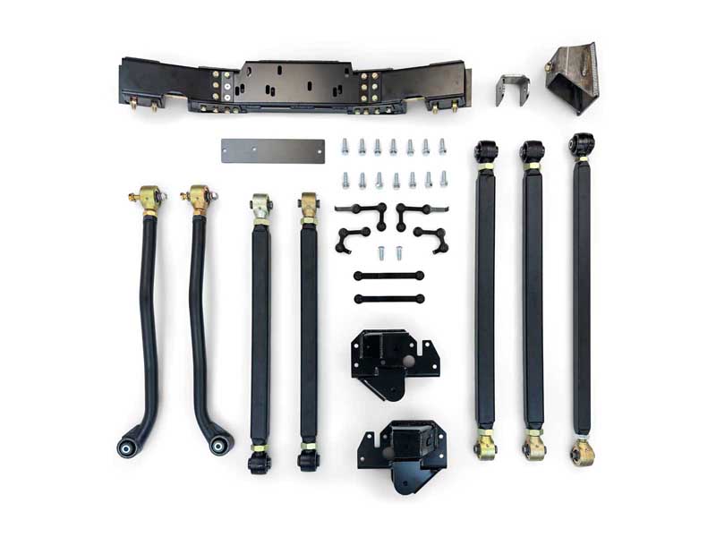 Clayton Off Road COR-4808432 Jeep Wrangler Pro Series 3 Link Long Arm Upgrade Kit 2007-2018 JK