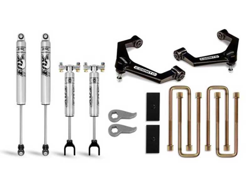 Cognito Motorsports 110-P0883 3" Ball Joint Leveling Kit W/Fox Ps 2.0 Ifp Shocks for 2020-2024 GM HD