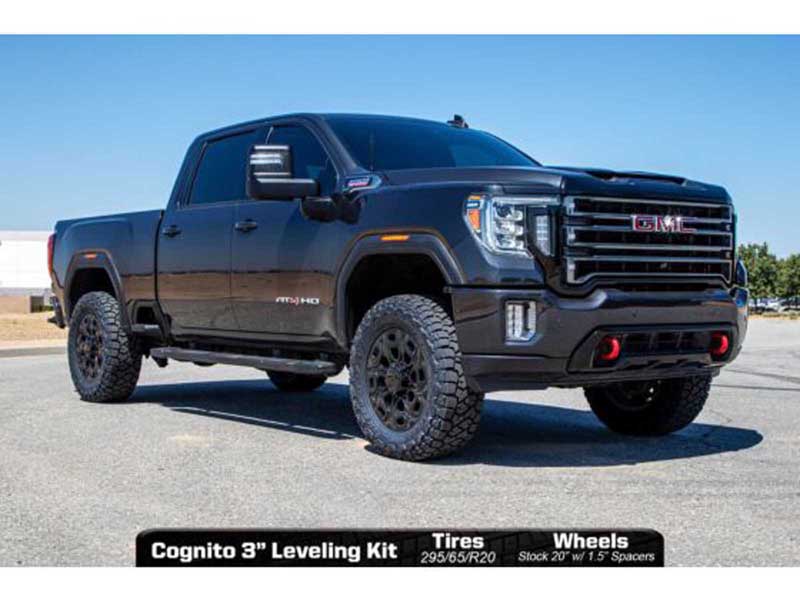 Cognito Motorsports 110-P0929 3" Leveling Kit with Fox Psrr 2.0 Shocks for 2020-2024 GM 2500/3500