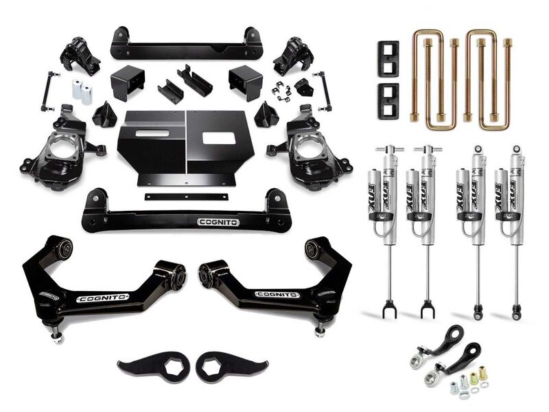 Cognito Motorsports 110-P1270 5" Lift Kit With Fox Psrr 2.0 Shocks For 2020-2024 GM 2500/3500 2/4WD