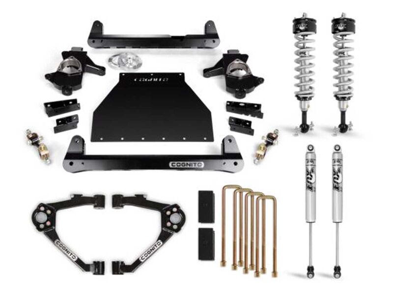 Cognito Motorsports 210-P0958 4" Lift Kit With Fox Ps Ifp 2.0 Shocks For 2007-2018 GM 1500 2/4WD
