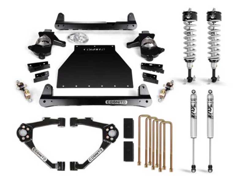 Cognito Motorsports 210-P0960 6" Lift Kit With Fox Ps Ifp 2.0 Shocks For 2007-2018 GM 1500 2/4WD