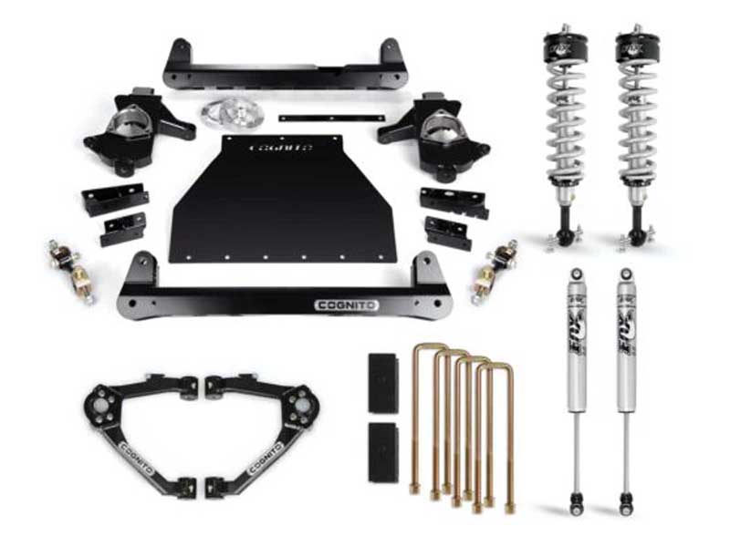 Cognito Motorsports 210-P0963 4" Lift Kit With Fox Ps Ifp 2.0 Shocks For 2014-2018 GM 1500 2/4WD