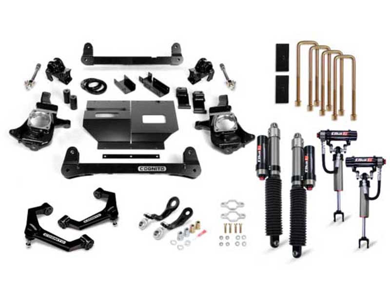 Cognito Motorsports 210-P1153 4" Lift Kit with Elka 2.5 Reservoir Shocks for 2011-2019 GM 2500/3500