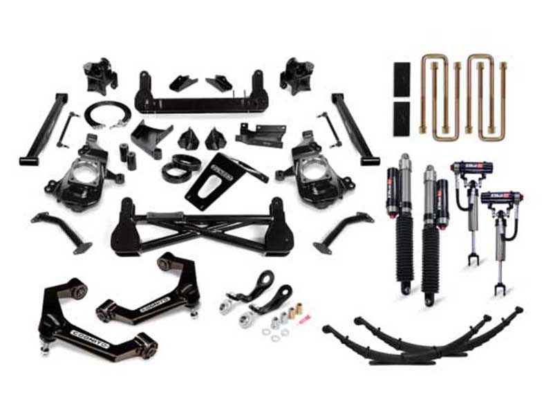 Cognito Motorsports 210-P1184 7" Lift Kit with Elka 2.5 Reservoir Shocks For 2020-2024 GM 2500/3500