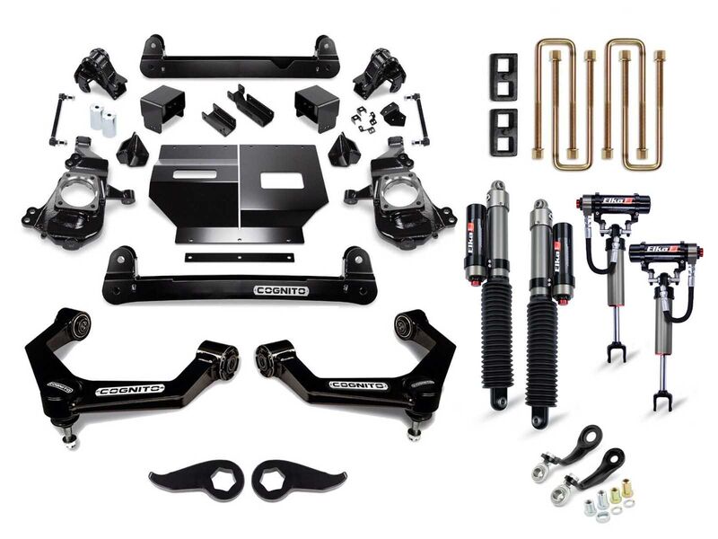Cognito Motorsports 210-P1292 5" Lift Kit With Elka 2.5 Reservoir Shocks For 2020-2024 GM 2500/3500