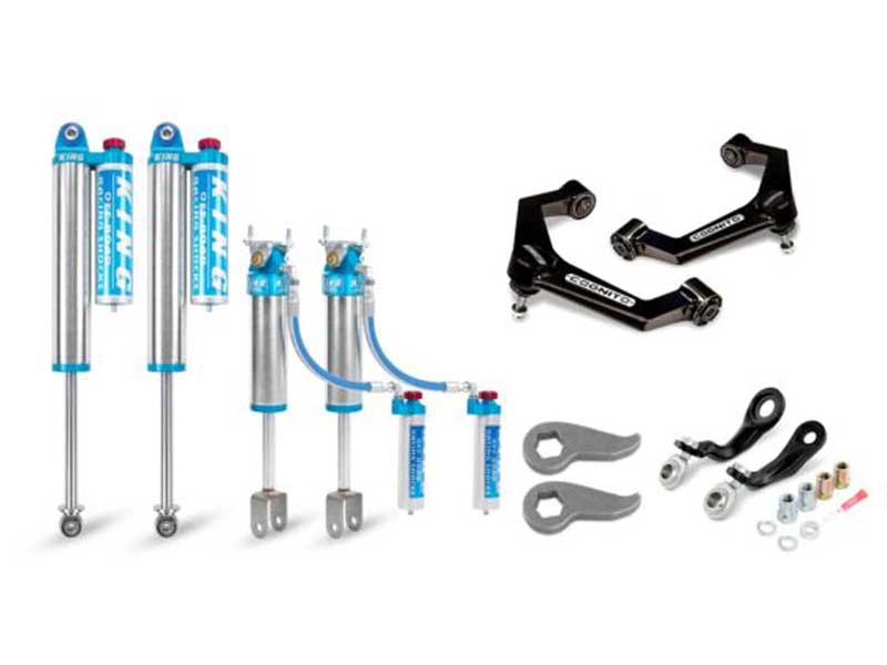 Cognito Motorsports 510-P0933 3" Leveling Kit W/King 2.5 Reservoir Shocks For 2011-2019 GM 2500/3500