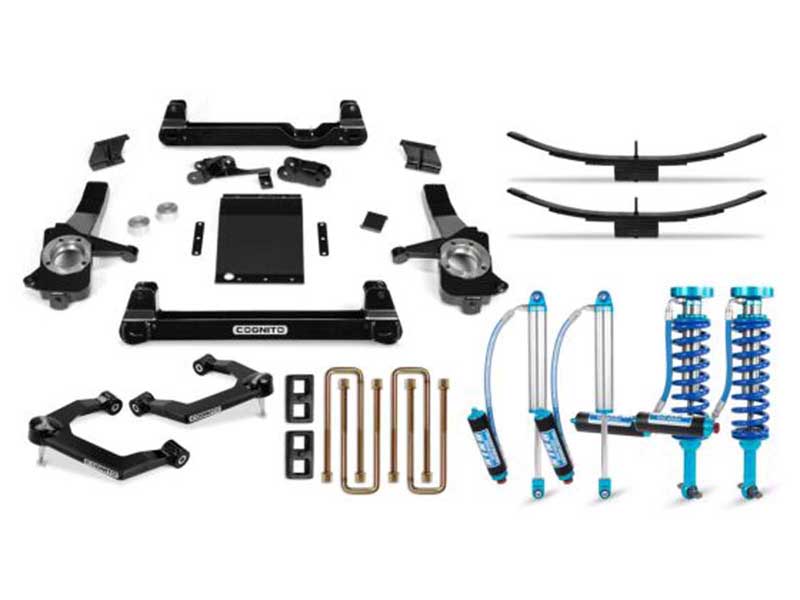 Cognito Motorsports 510-P0955 6" Lift Kit W/King 2.5 Remote Reservoir Shocks For 2019-2024 GM 1500