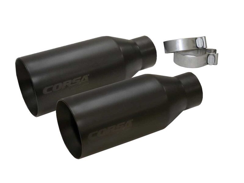Corsa 14051BPC Black Cerakote 5" Exhaust Tips for 2017-2020 Raptor/2021-2014 Ram TRX w/Corsa Exhaust
