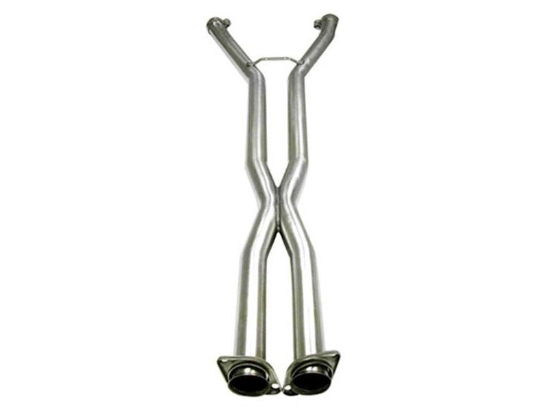 Corsa 14127 Stainless 2.5" Crossover X-Pipe for 2006-2008 Corvette C6 Auto A6