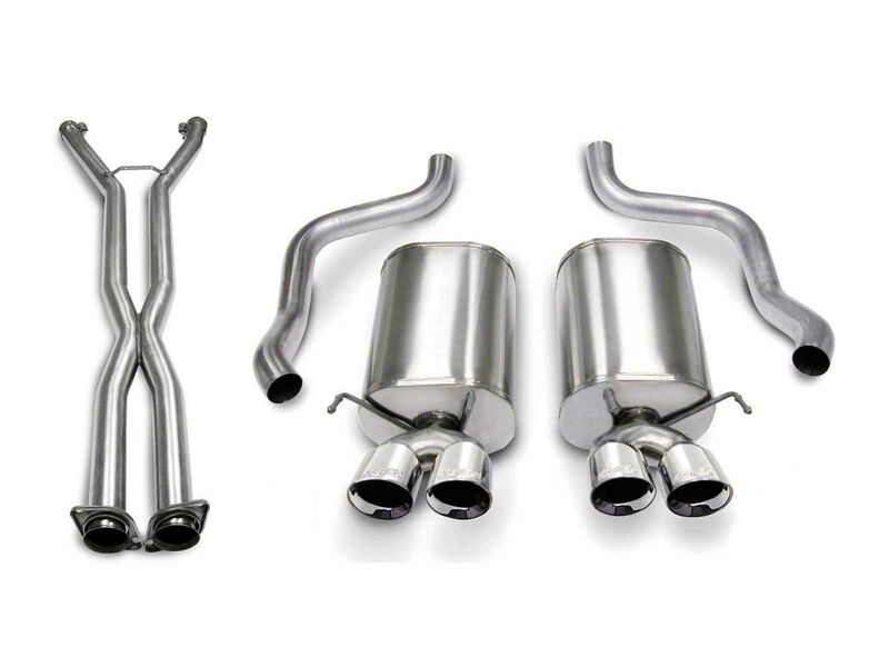 Corsa 14169CB6 Sport Axle-Back Exhaust for 2005-2007 Corvette C6 6.0