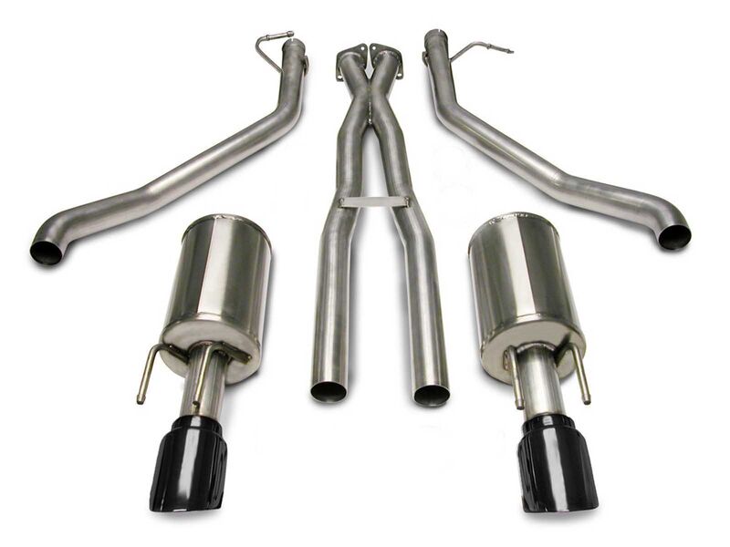 Corsa 14189BLK Sport 2.5" Sport Cat-Back Exhaust + X-Pipe with Dual Exit for 2005-2006 Pontiac GTO