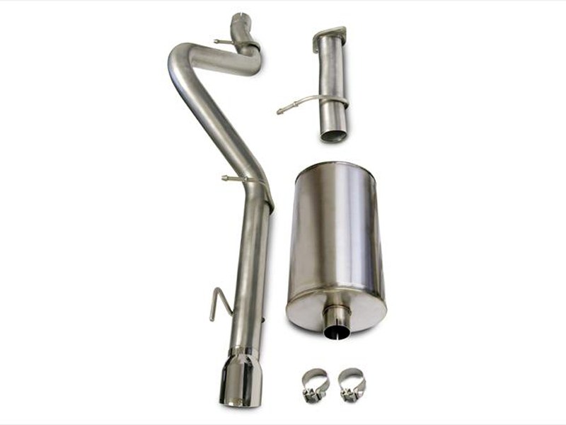 Corsa 14256 Trailblazer SS Sport Exhaust System - Single Rear Exit
