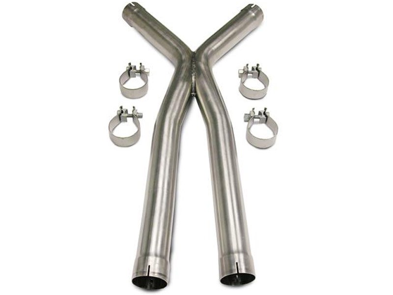 Corsa 14312 Stainless 2.5" XO Crossover X-Pipe for 2005-2010 Mustang 4.6L