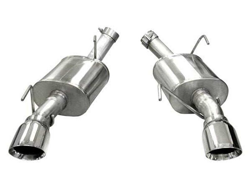 Corsa 14314 Xtreme Axle-Back Exhaust with Polished Tips for 2005-2010 Ford Mustang Shelby GT500 5.4