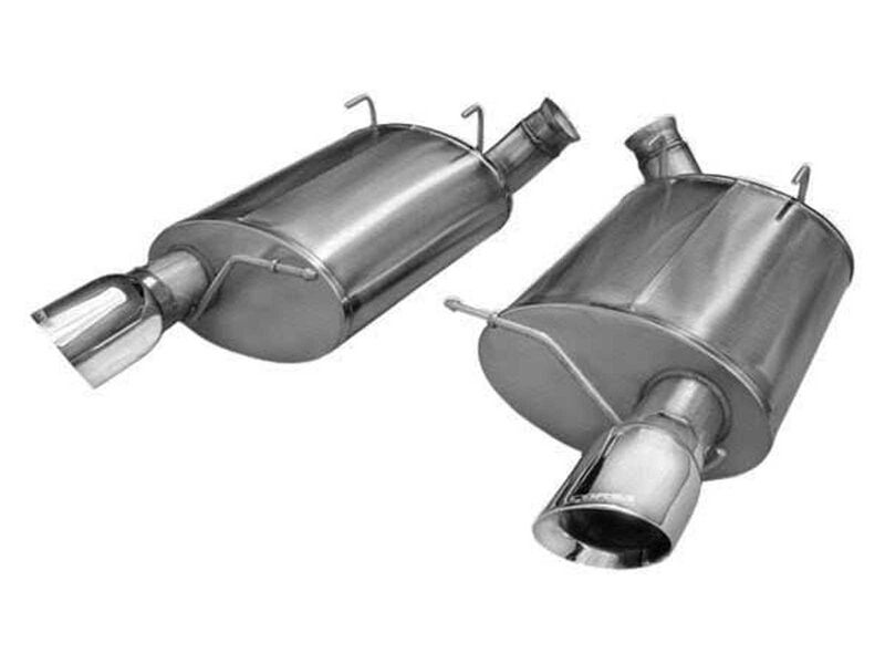 Corsa 14320 Sport Axle-Back Exhaust with Polished Tip for 2011-2012 Ford Mustang Shelby GT500 5.4
