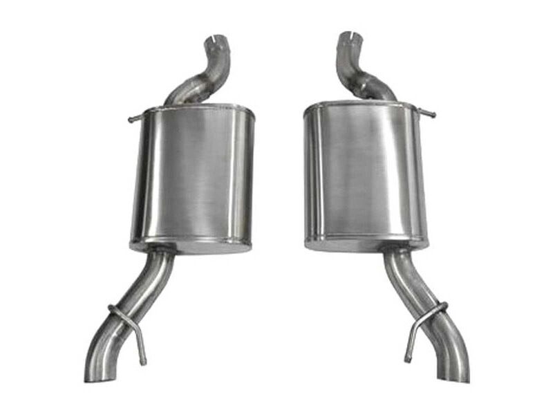 Corsa 14325 Sport Axle-Back Exhaust Dual Rear with Black Tip for 2014-2016 Cadillac CTS-V 3.6 Auto