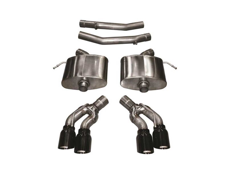 Corsa 14358BLK Xtreme 2.75-inch Axle-Back Exhaust with Black Tip for 2016-2019 Cadillac CTS-V 6.2