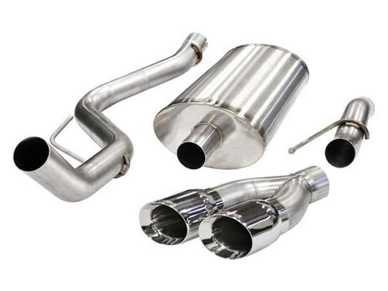 Corsa 14387 Sport Cat-Back Exhaust with Polished Tip for 2011-2014 Ford F-150 Raptor 6.2