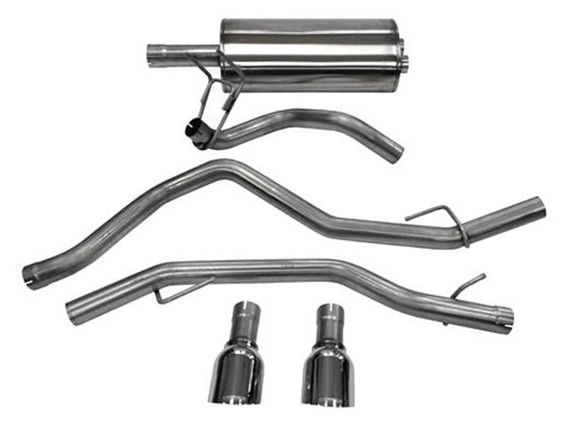 Corsa 14405 Sport Cat-Back Exhaust with Dual Exit Polished Tip for 2009-18 Ram 1500 4.7L Quad/CC/SB
