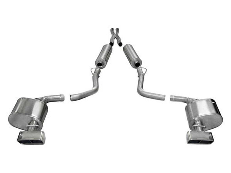 Corsa 14437 Xtreme Cat-Back Exhaust with Polished Tips for 2009-2010 Dodge Challenger R/T 5.7 Manual