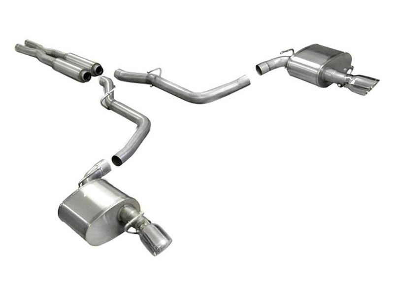 Corsa 14440 Xtreme Cat-Back Exhaust with Polished Tips for 2005-10 Charger No Towing Hitch SRT-8 6.1