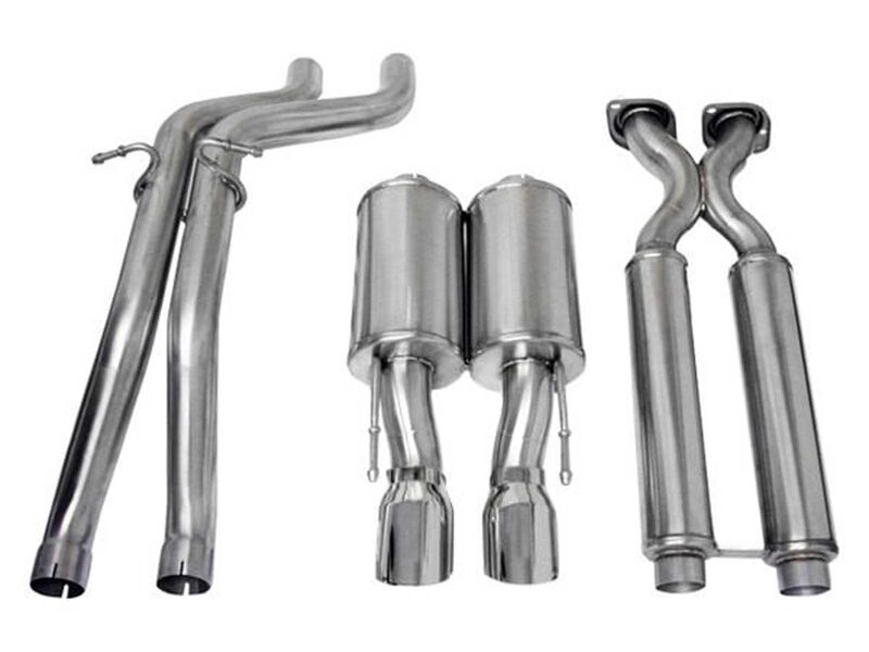 Corsa 14451 Sport Cat-Back Exhaust with Polished Tip for 2006-2010 Jeep Grand Cherokee 6.1
