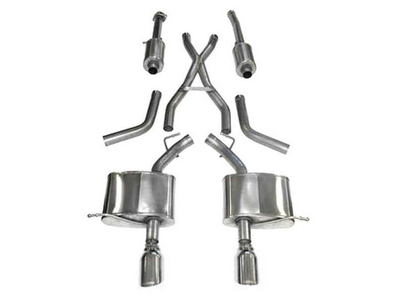 Corsa 14459 Sport Cat-Back Exhaust with Dual Exit Polished Tip for 2011-2024 Dodge Durango 5.7