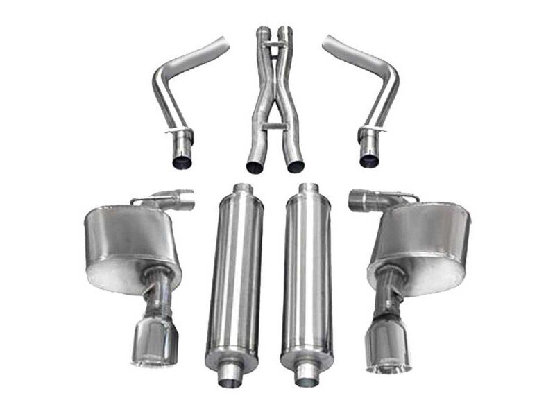 Corsa 14463 Sport Cat-Back Exhaust with Polished Tip for 2012-2013 Dodge Charger SRT-8 6.4