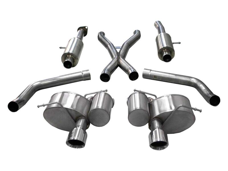 Corsa 14466 Sport Cat-Back Exhaust with Polished Tip for 2012-2021 Jeep Grand Cherokee SRT-8 6.4