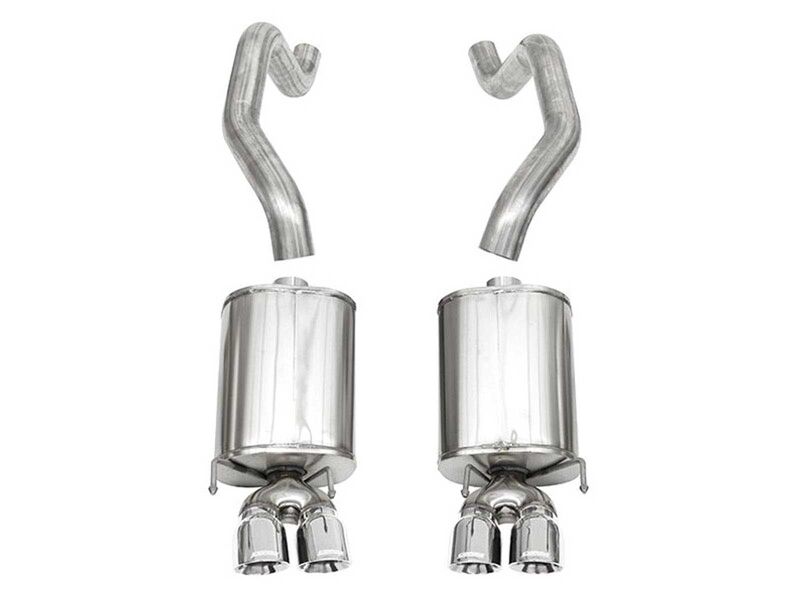 Corsa 14469 Xtreme Axle-Back Exhaust with Polished Tips for 2005-2007 Corvette C6 6.0