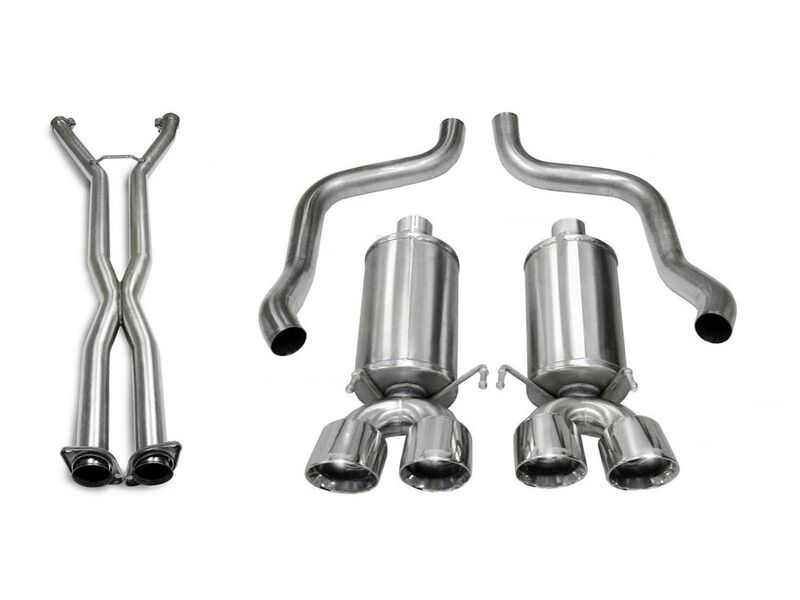 Corsa 14469CB4 Xtreme Axle-Back Exhaust for 2005-2007 Corvette C6 6.0