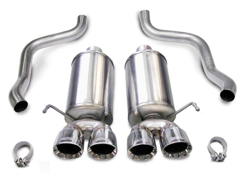 Corsa 14470 Xtreme Axle-Back Exhaust with Polished Tips for 2009-2013 Corvette C6 6.2