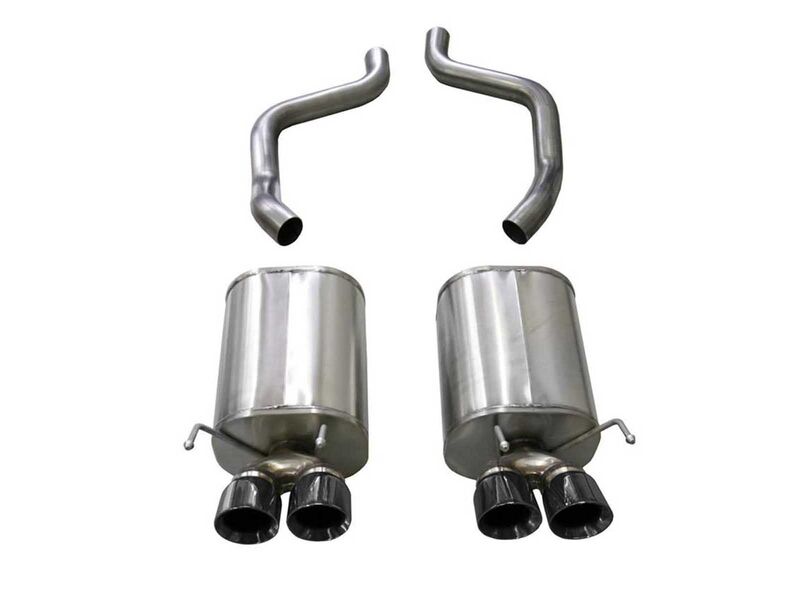 Corsa 14470BLK Xtreme Axle-Back Exhaust with Dual Black 3.5-inch Tips for 2009-2013 Corvette C6 6.2