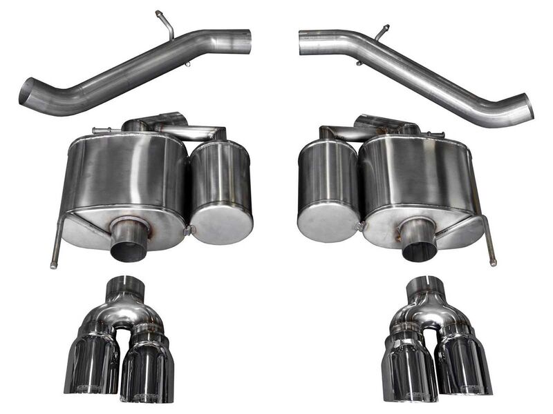 Corsa 14478 Sport Axle-Back Exhaust with Polished Tip for 2016-2019 Cadillac ATS-V 3.6
