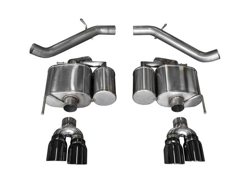 Corsa 14478BLK Sport Axle-Back Exhaust with Black Tip for 2016-2019 Cadillac ATS-V 3.6