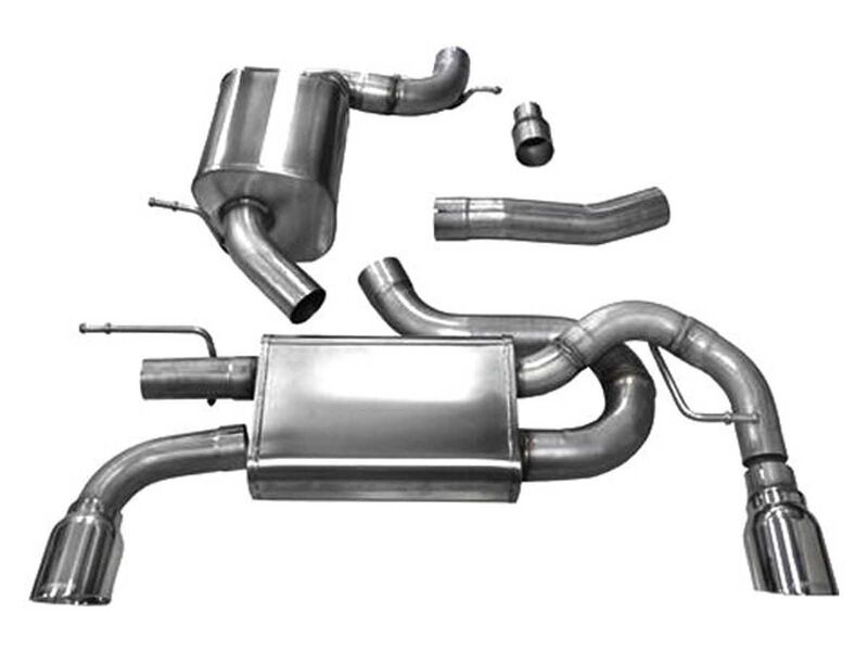 Corsa 14491 Touring 3" Cat-Back Exhaust Dual Exit Polished Tips for 2010-2014 Volkswagen GTI Mk6