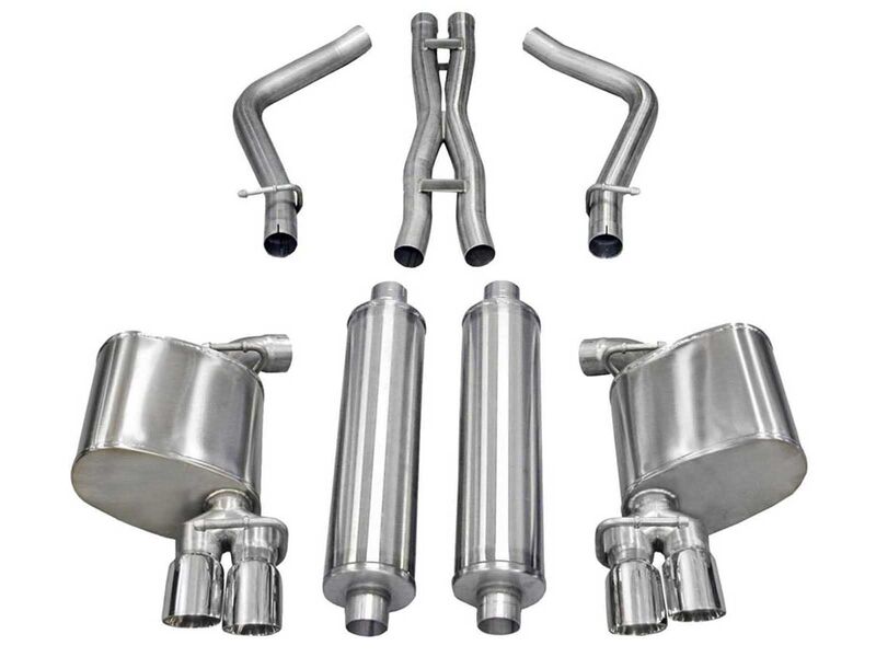 Corsa 14522 Xtreme Cat-Back Exhaust with Polished Tips for 2011-2014 Dodge Charger R/T 5.7